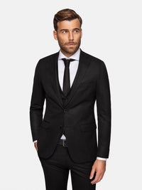 Scottsville Notch Lapel Blk Blazer 60