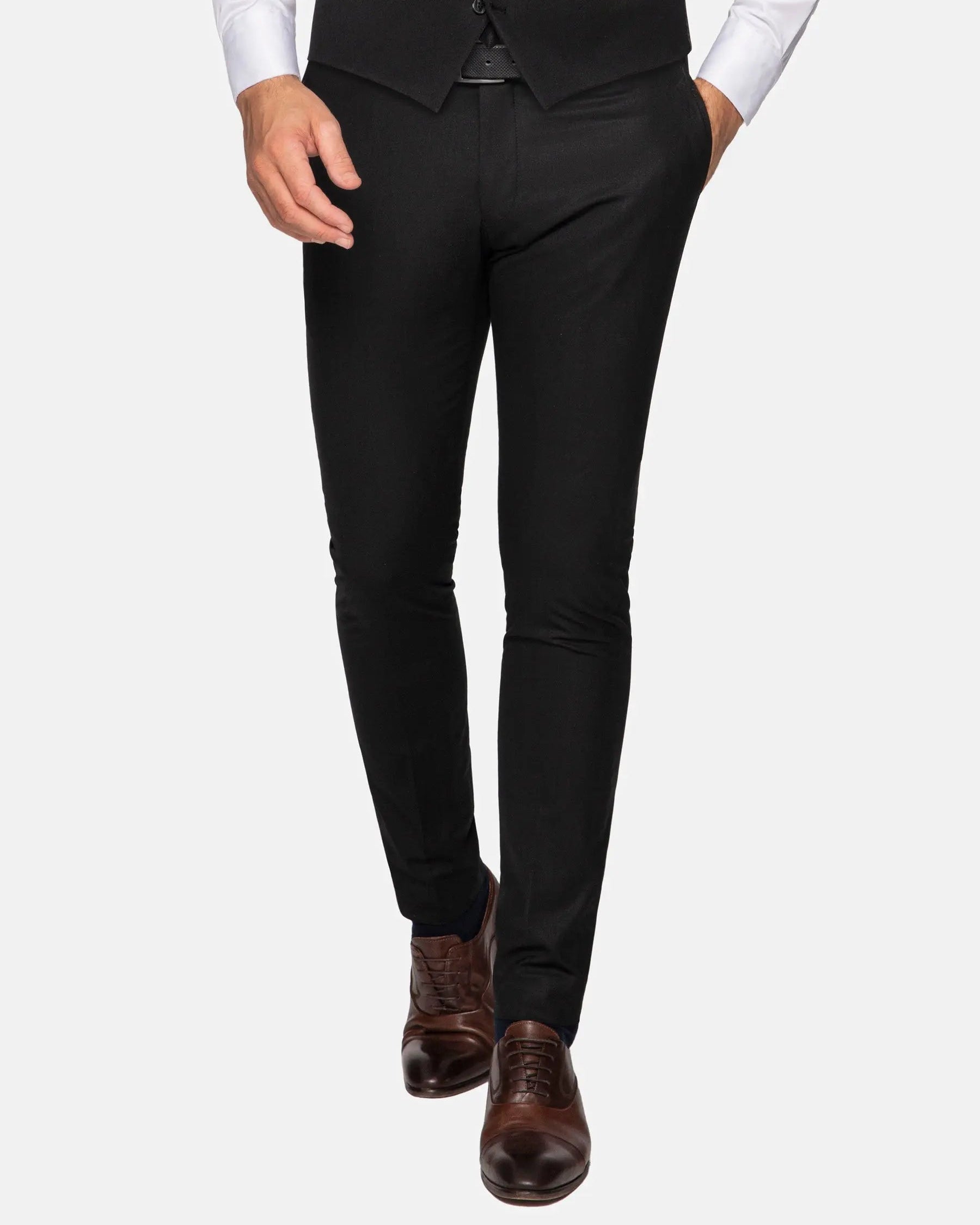 Scottsville Slim Fit Blk Suit Pant 60