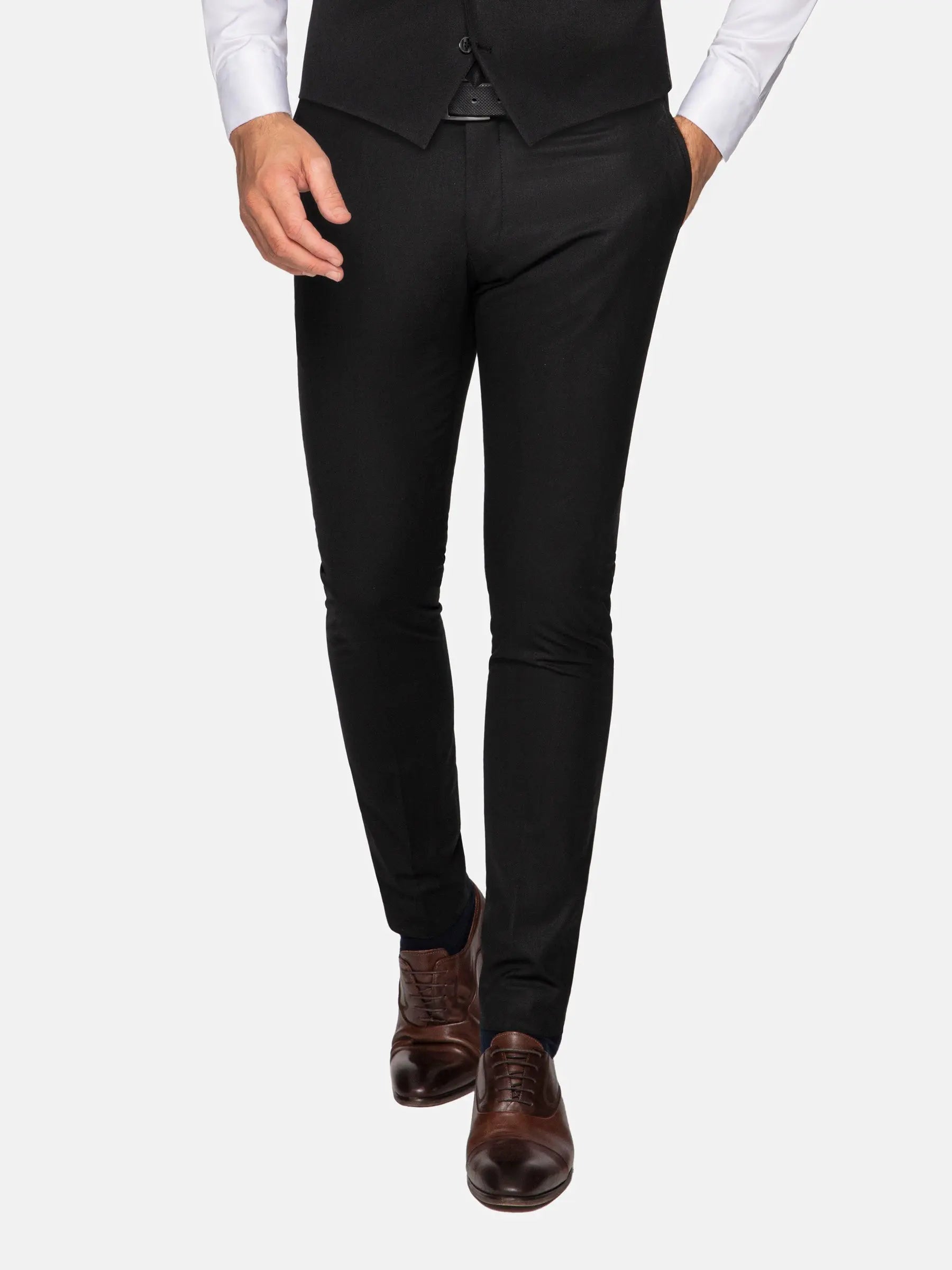 Scottsville Slim Fit Blk Suit Pant 60
