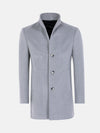 Franklin Three Button Casual Grey Trenchcoat 6XL