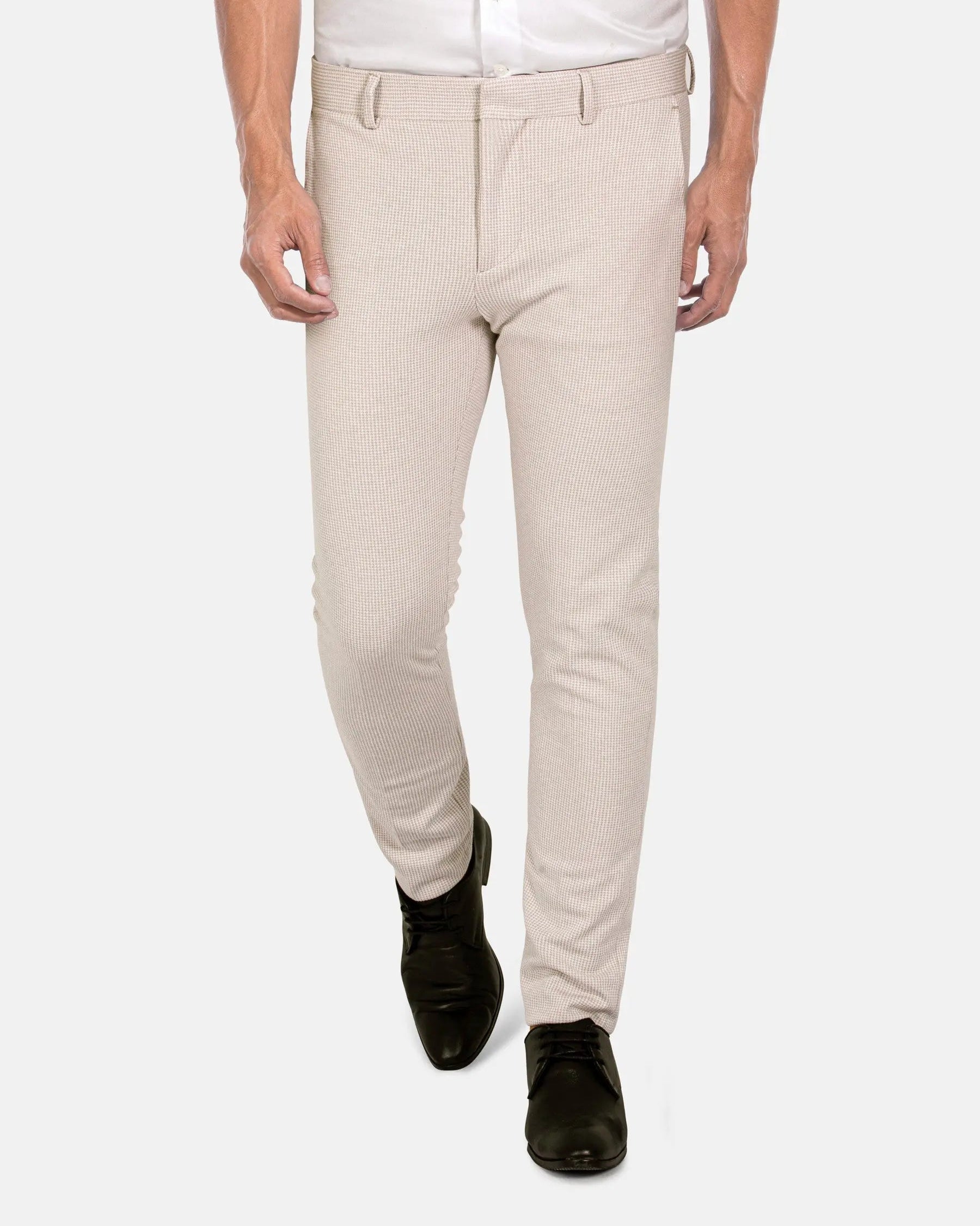 Sur Mer Slim Fit Beige Pants 60
