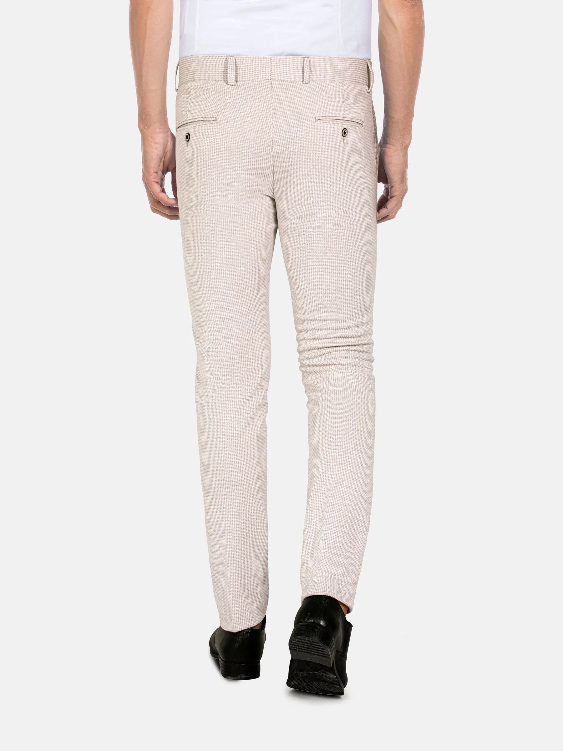 Sur Mer Slim Fit Beige Pants 60