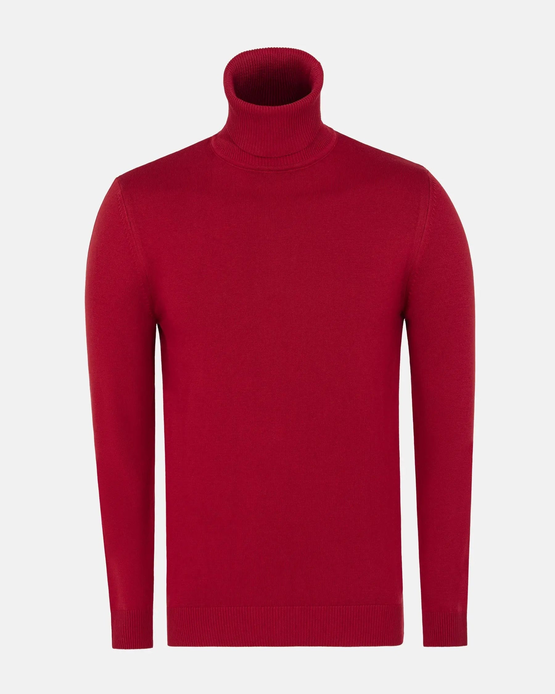 Reinel High Neck  Red Pullover 6XL