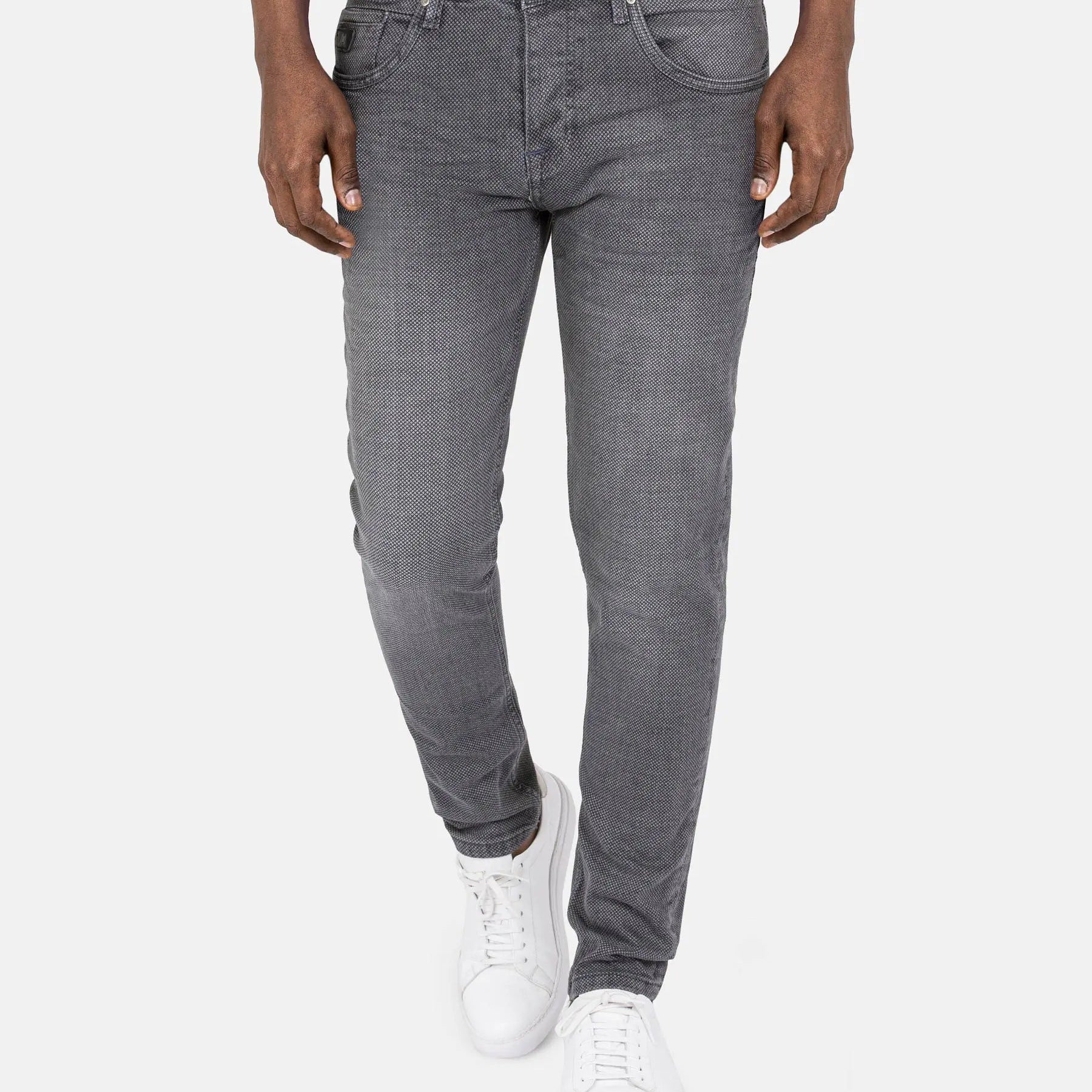 Polymouth Slim Fit Anthrite Jeans 38-32