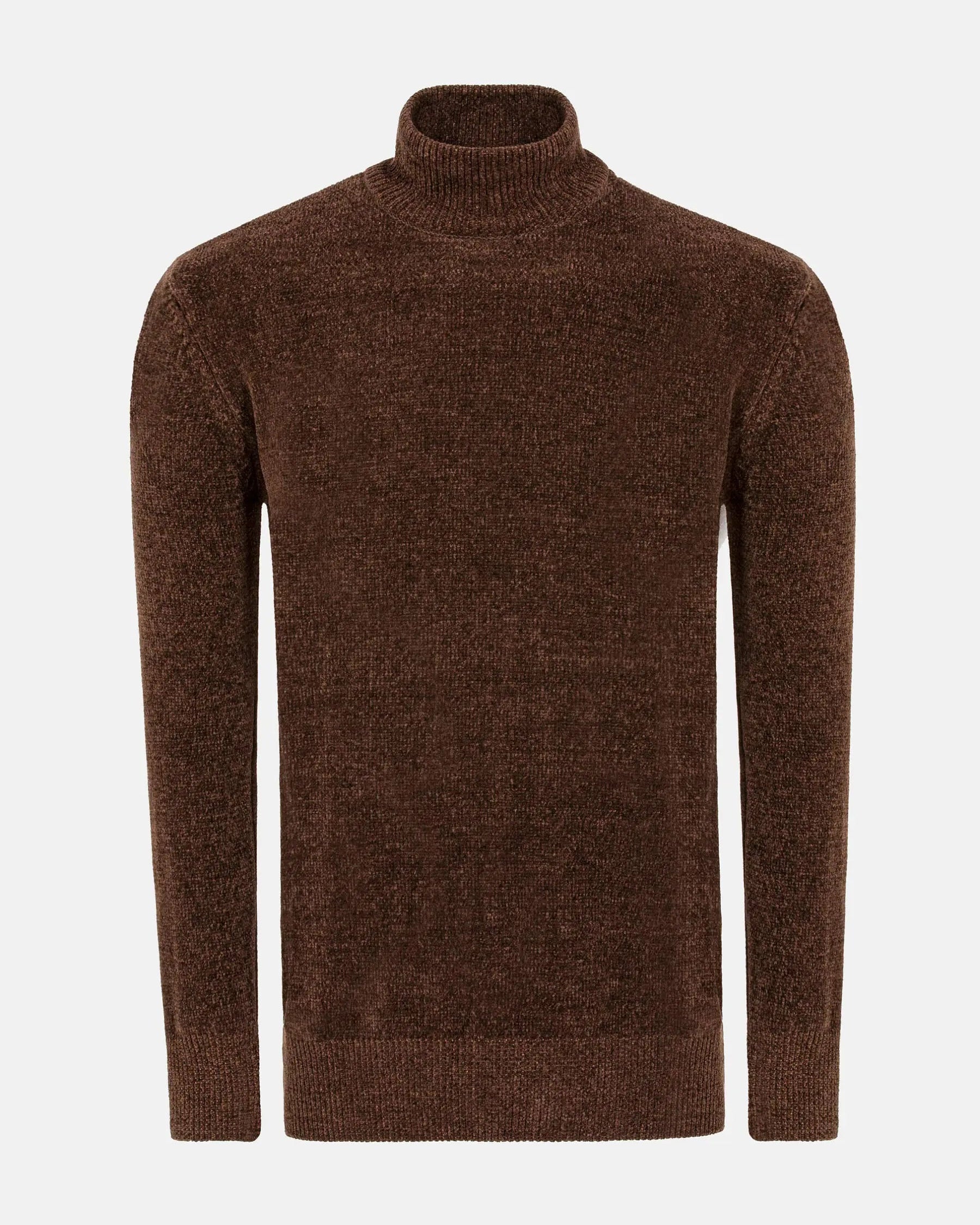 Nordberg Turtleneck Brown Knitwear 6XL