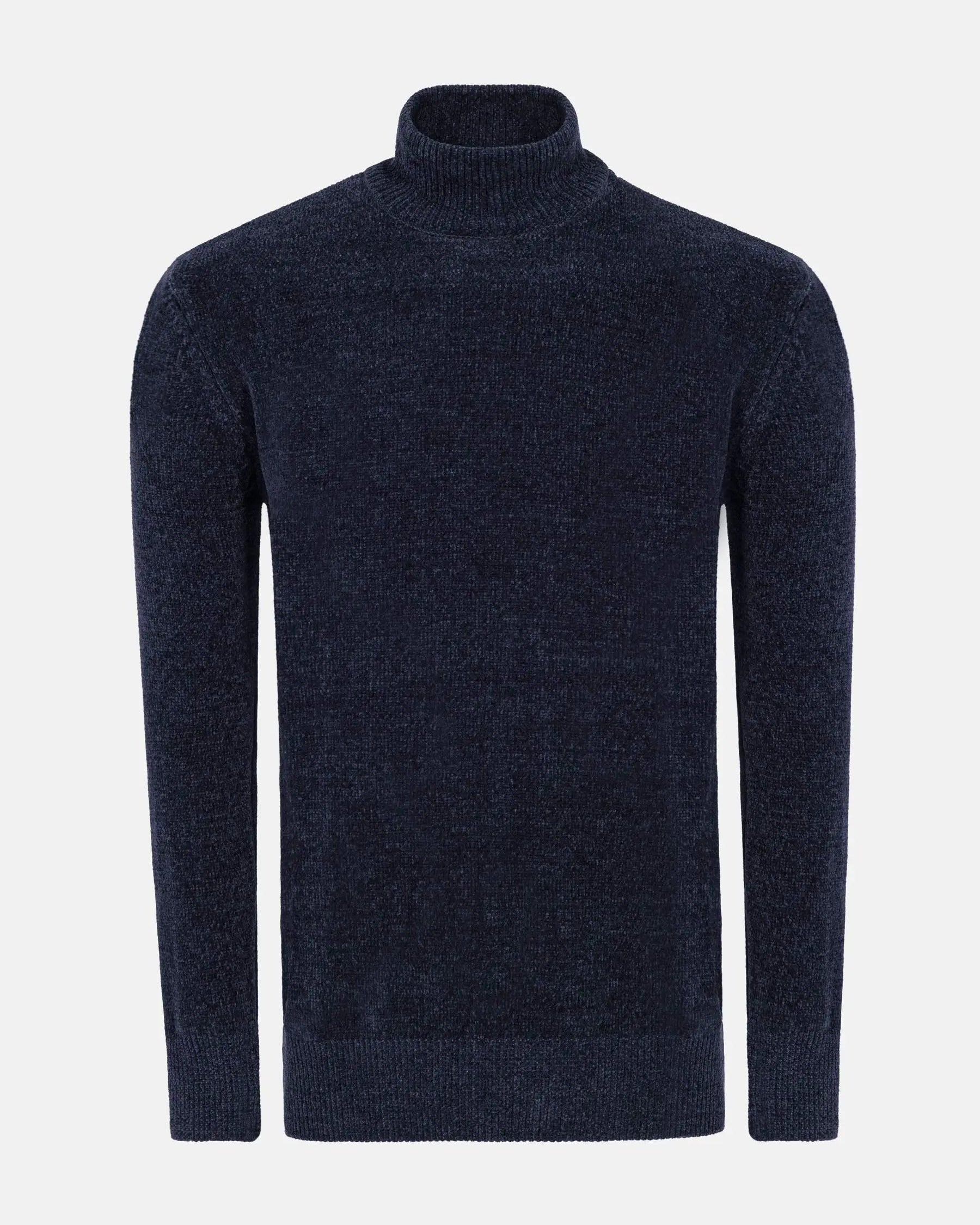 Nordberg Turtleneck Navy Knitwear 6XL