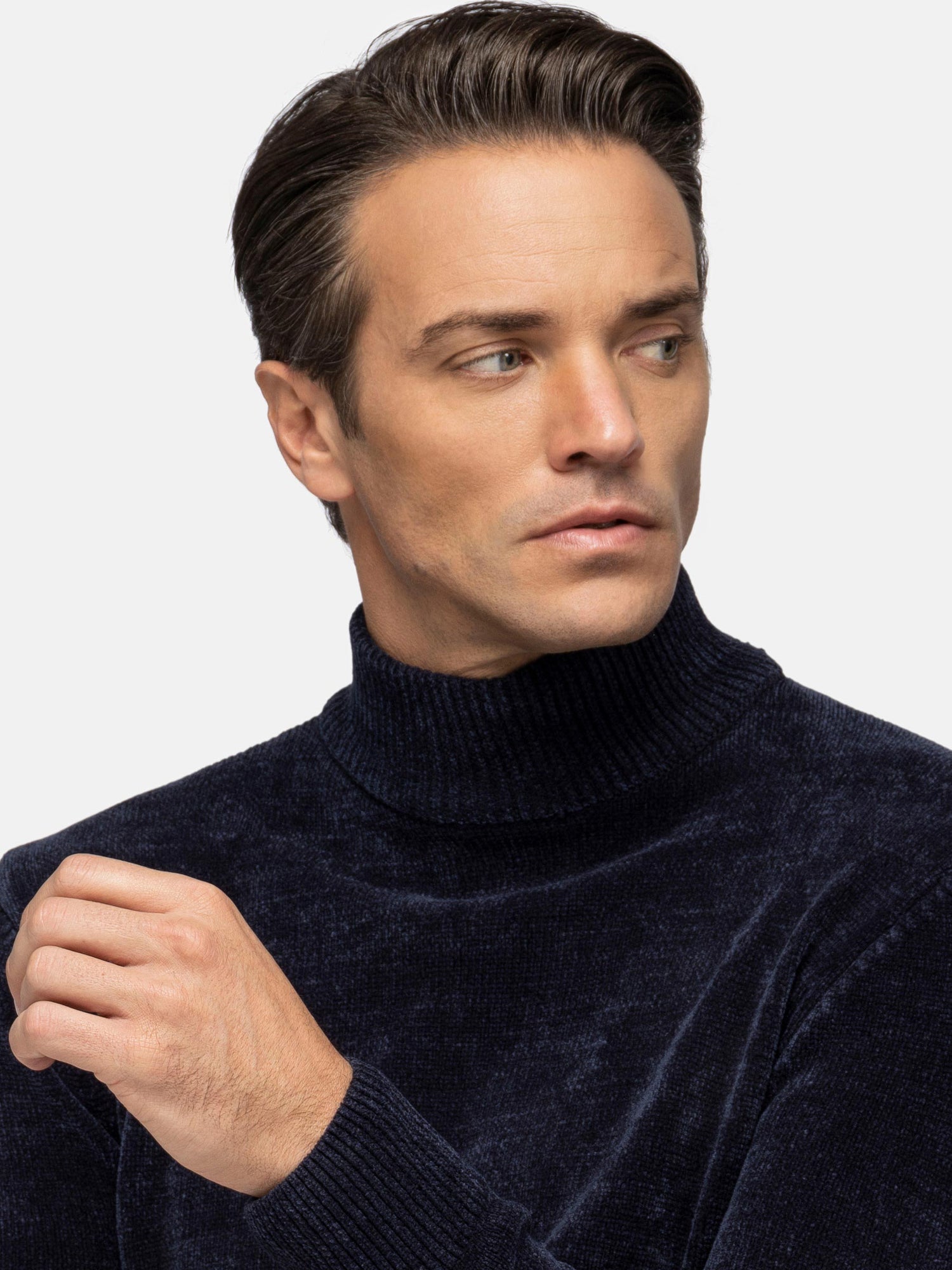 Nordberg Turtleneck Navy Knitwear 6XL