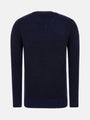 Dover Slim Fit V-Neck Navy Knitwear 6XL