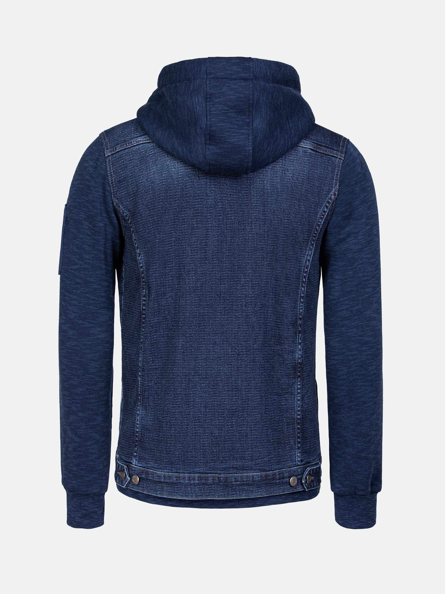 Echten Slim Fit Hoodie Navy Vest 6XL