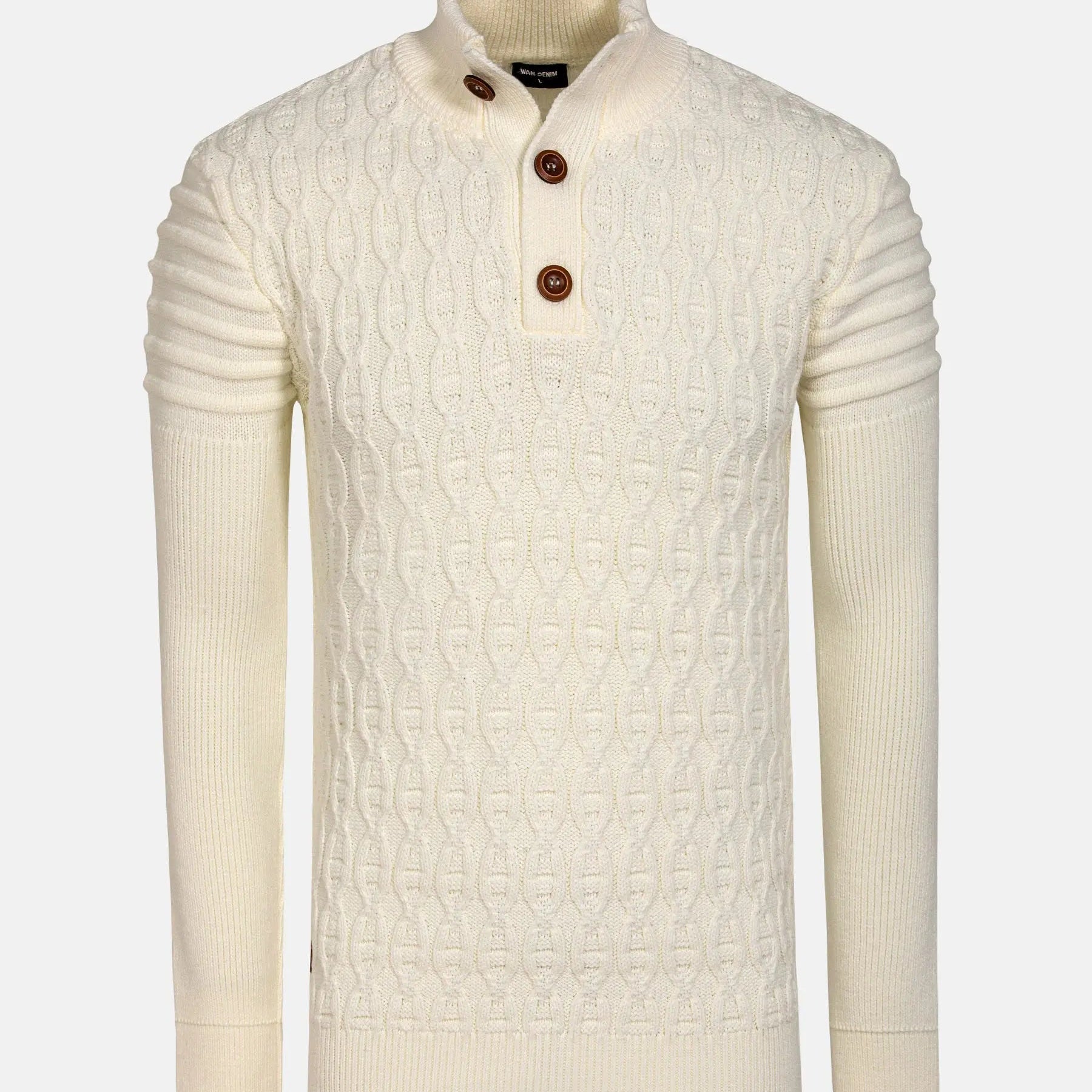 Avon Off White Pattern Knitwear 6XL