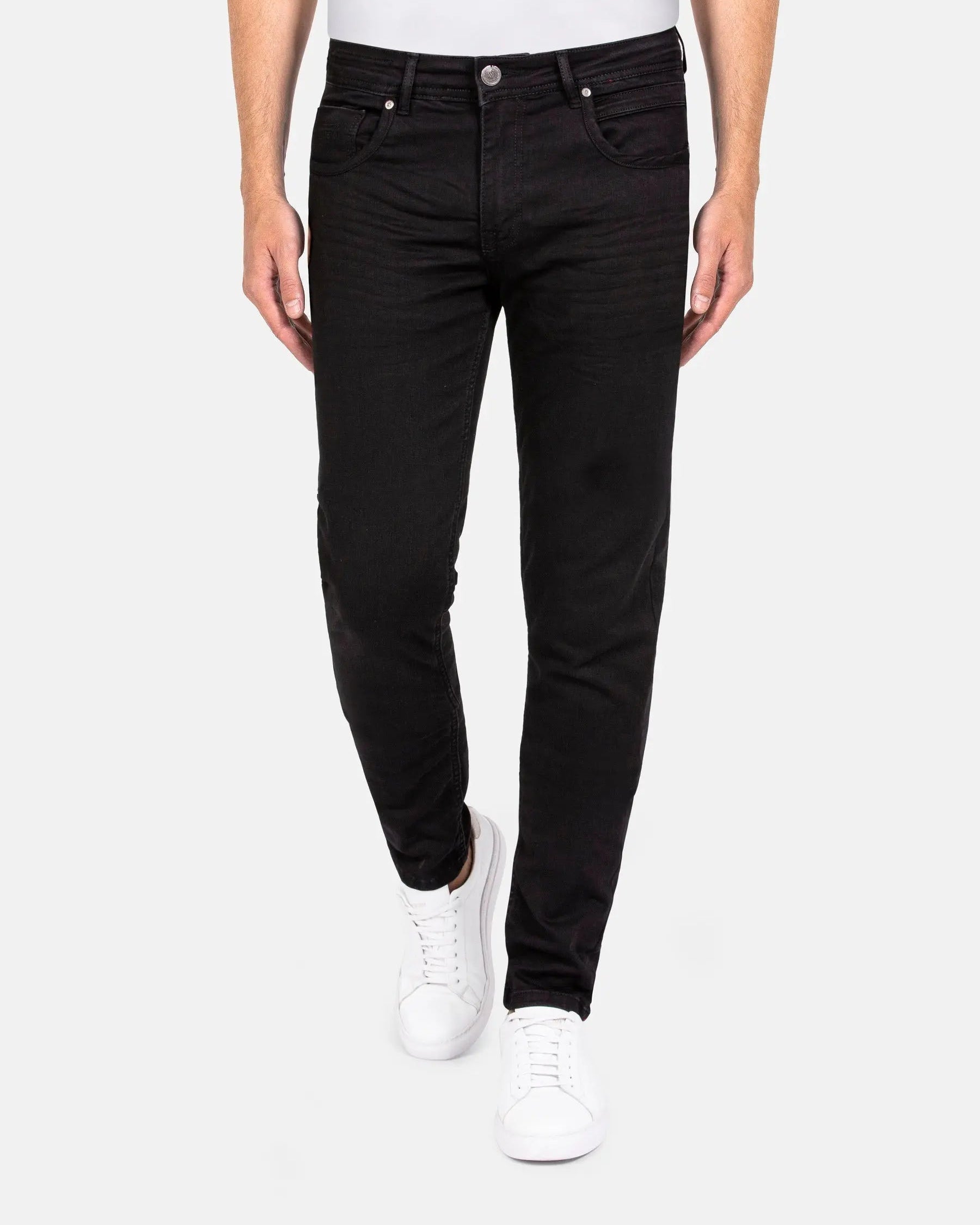 Spalding Relaxed Fit Blk Jeans 38-32