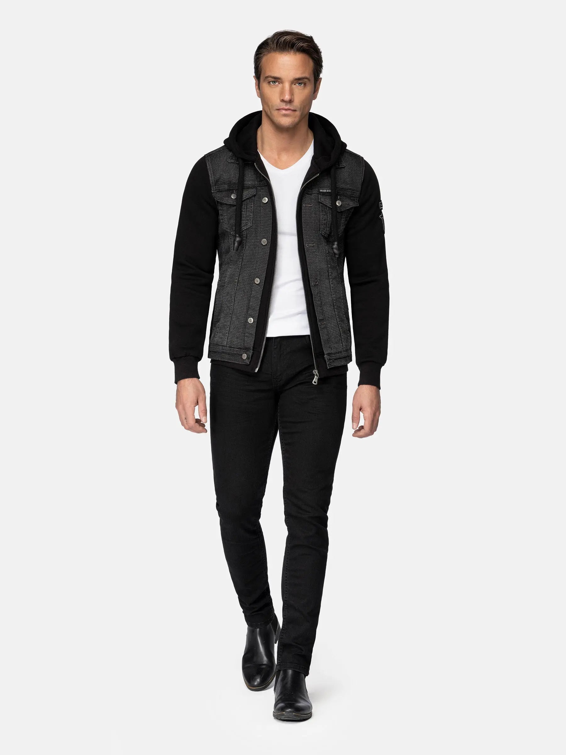 Spalding Relaxed Fit Blk Jeans 38-32