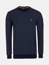 Foyel Crew Neck Navy Sweater 6XL