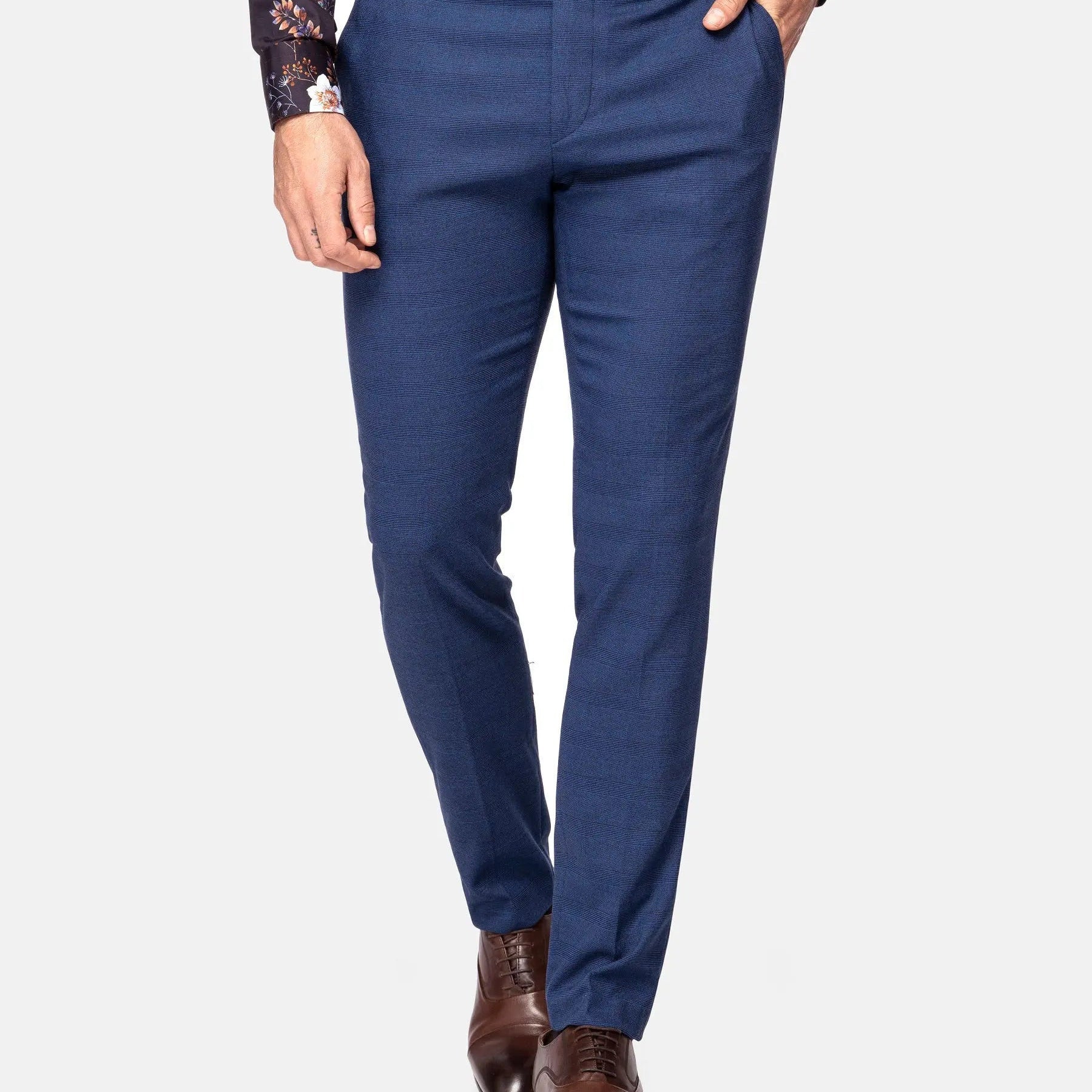 Gimont Slim Fit Navy Pants 60