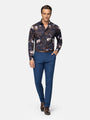 Gimont Slim Fit Navy Pants 60
