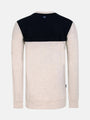 Sumar Crew Neck Beige Sweater 6XL