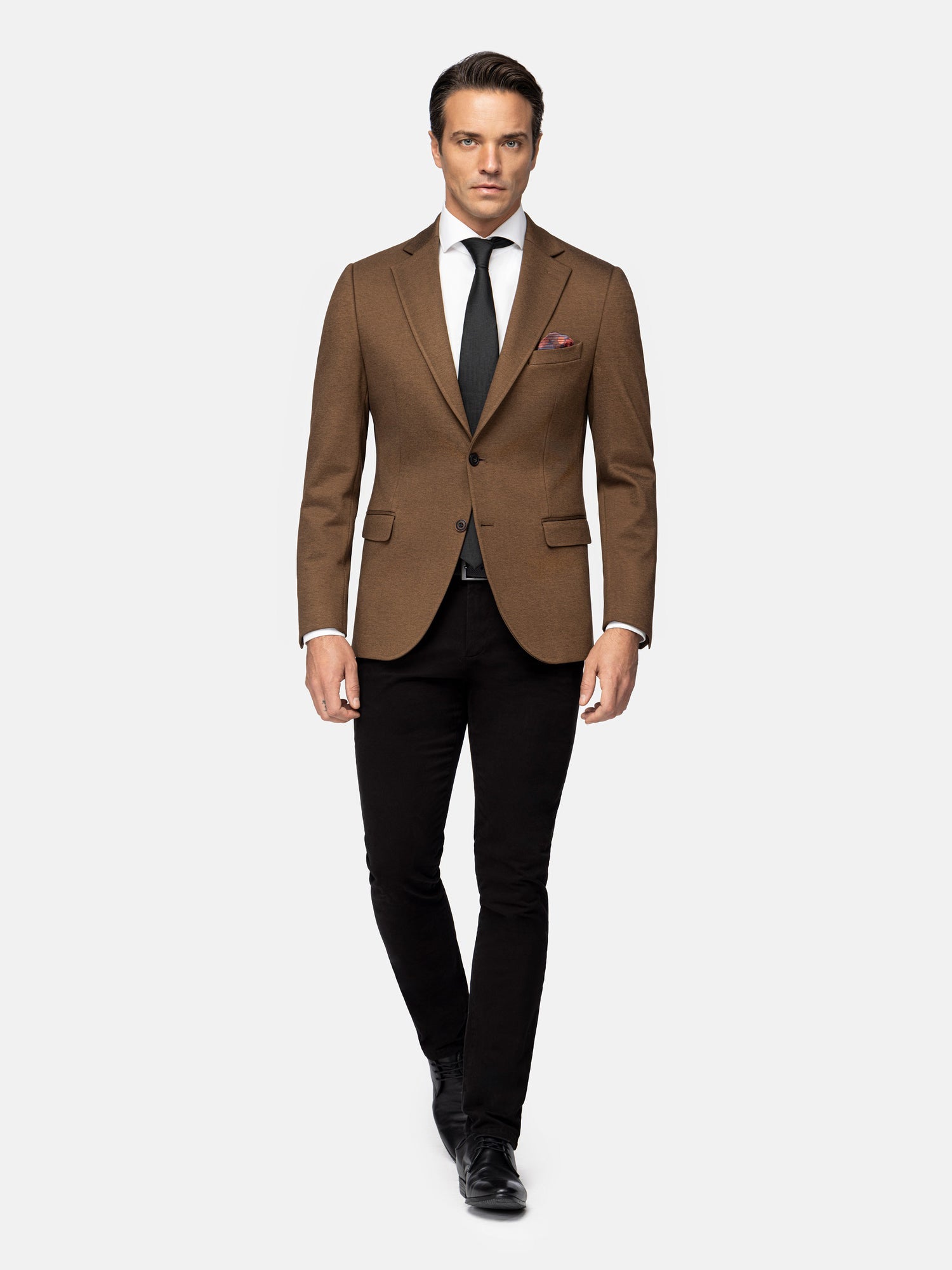 Crouse Wide lapel Brown Blazer 60