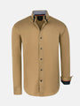Michell Regular Fit Dark Beige Shirt 6XL