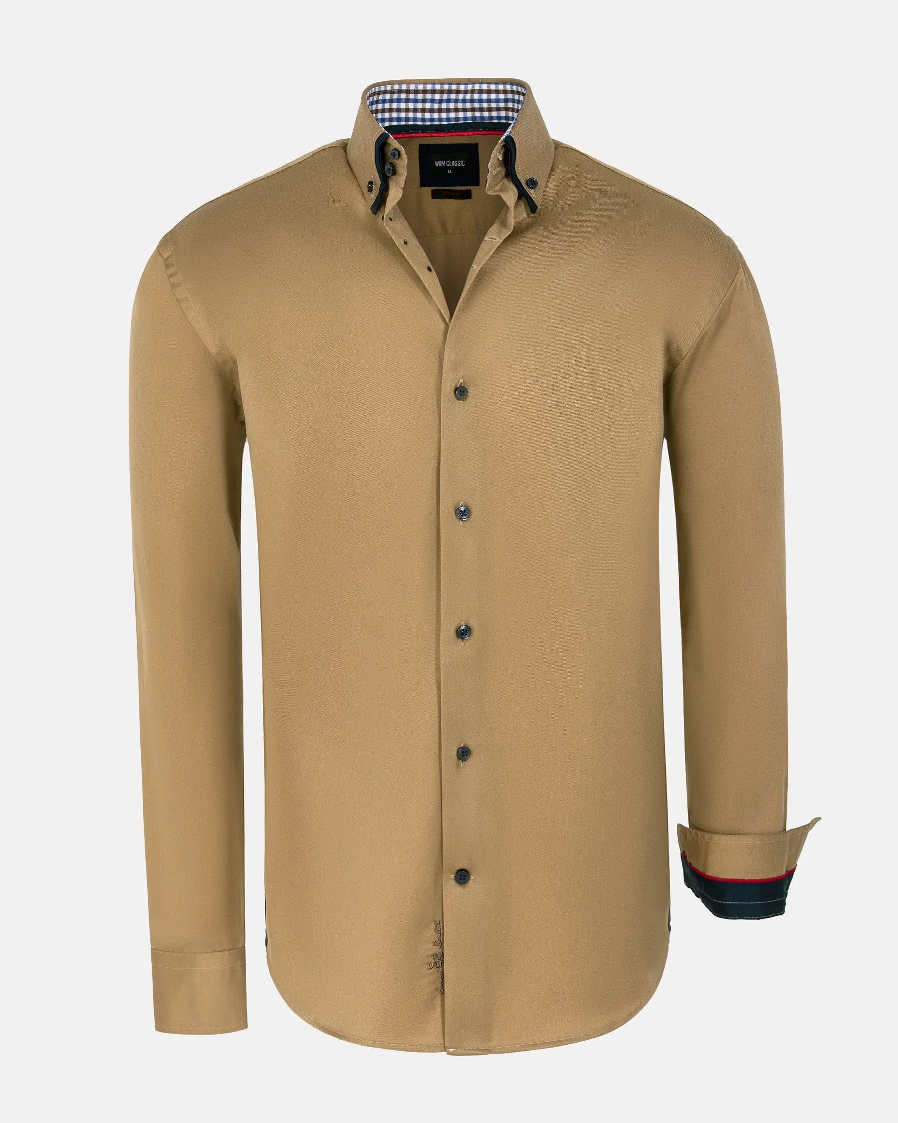 Michell Regular Fit Dark Beige Shirt 6XL