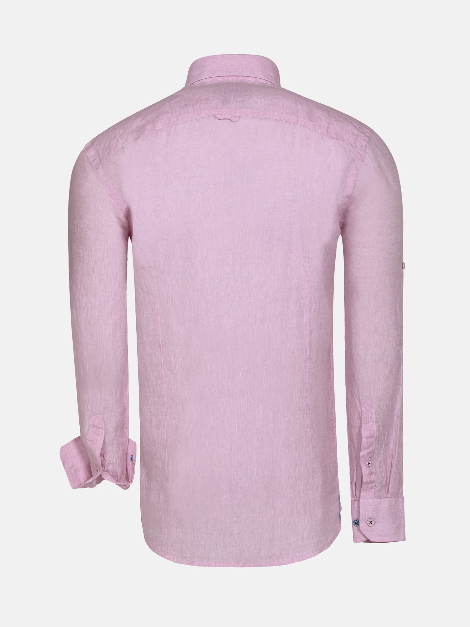 Redention Linen Pink Long Sleeve Shirt 6XL