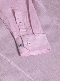 Redention Linen Pink Long Sleeve Shirt 6XL