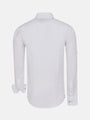 Redention Linen White Long Sleeve Shirt 6XL