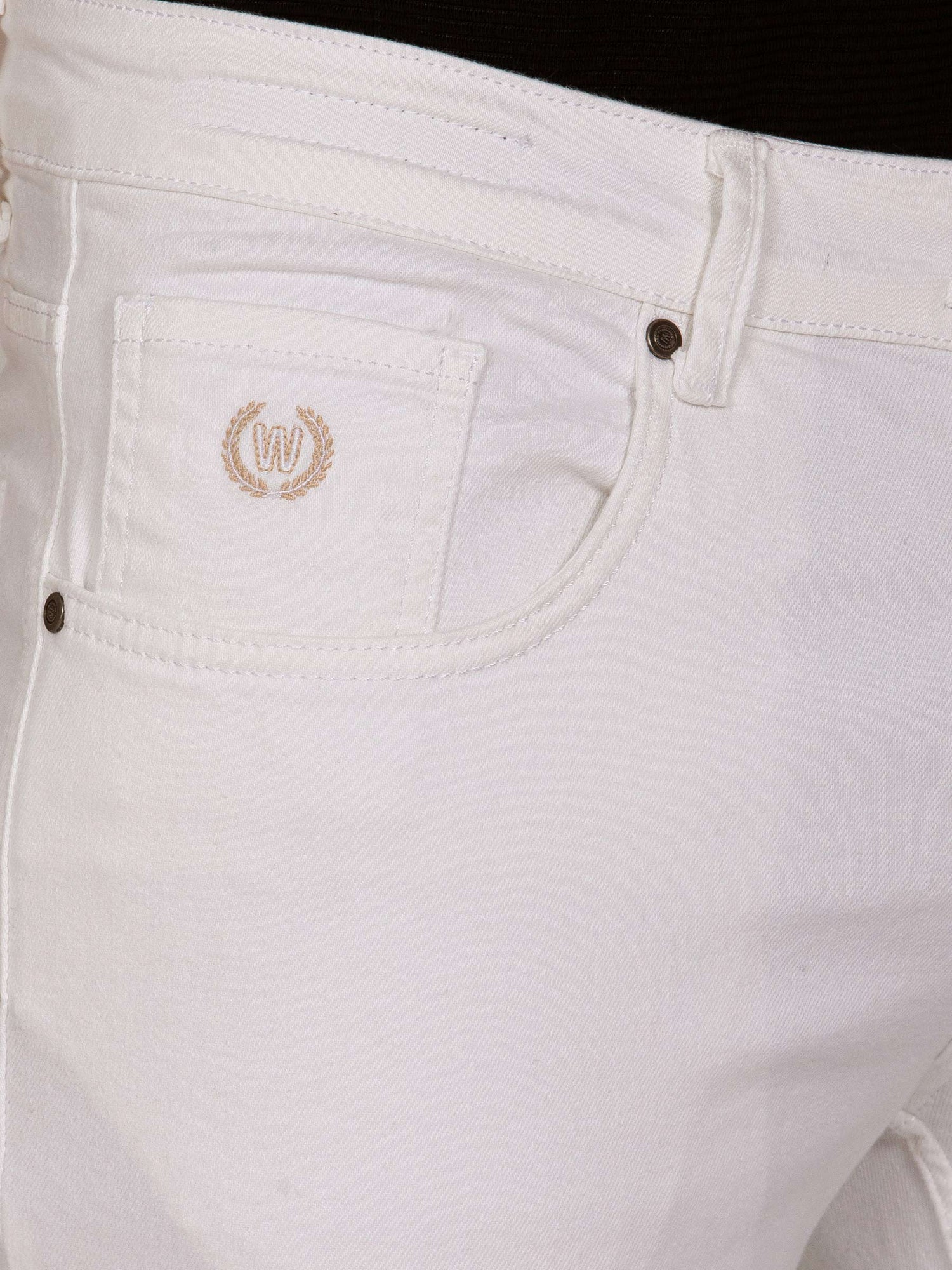 Digorgio Slim Fit Off White Jeans 38-32