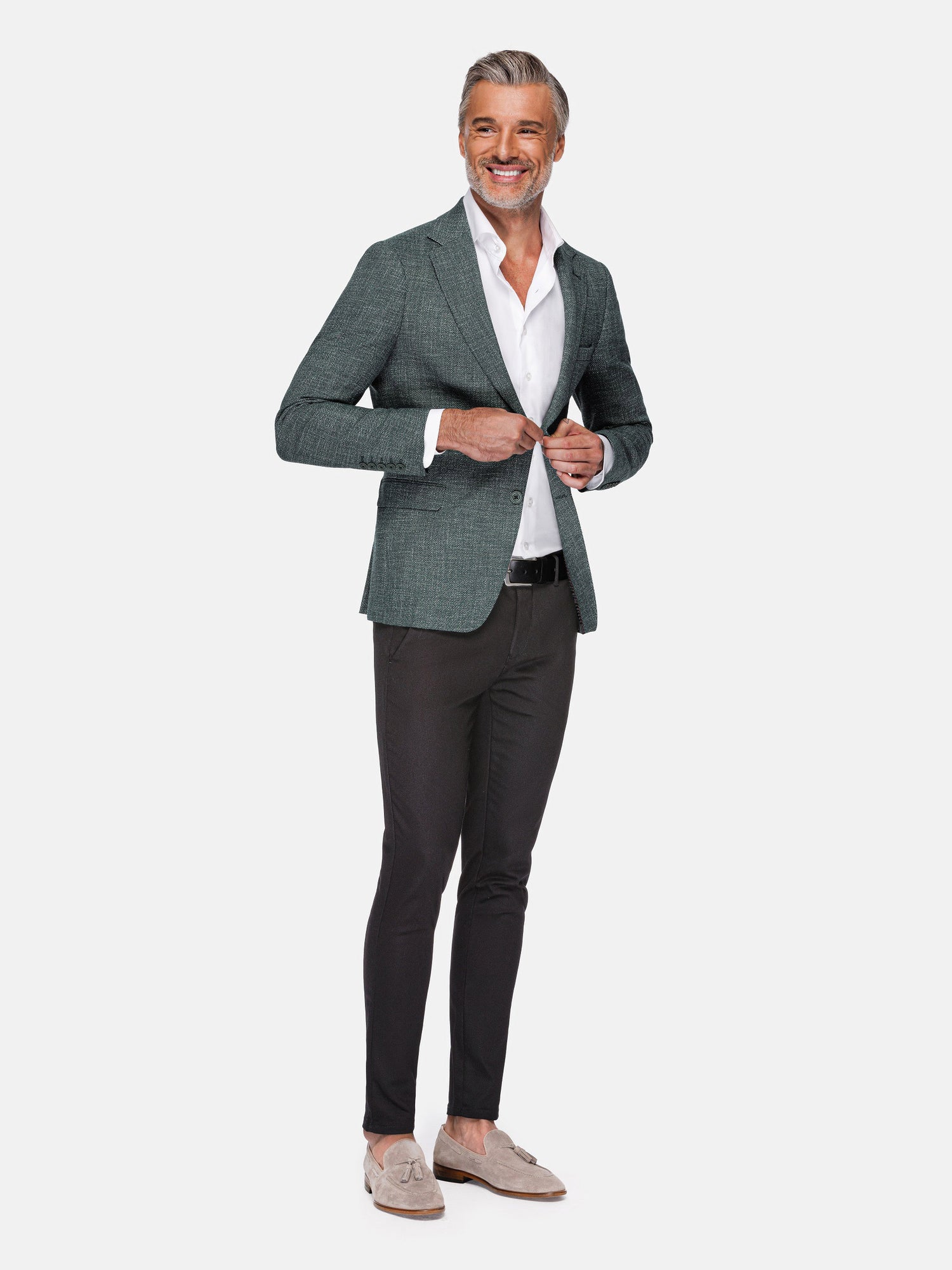 Balboa Textured Green Blazer 60