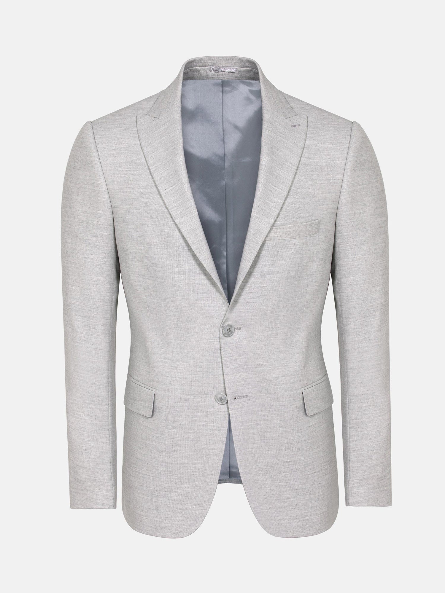 Newsted Comfort Wide Lapel Light Grey Blazer 60