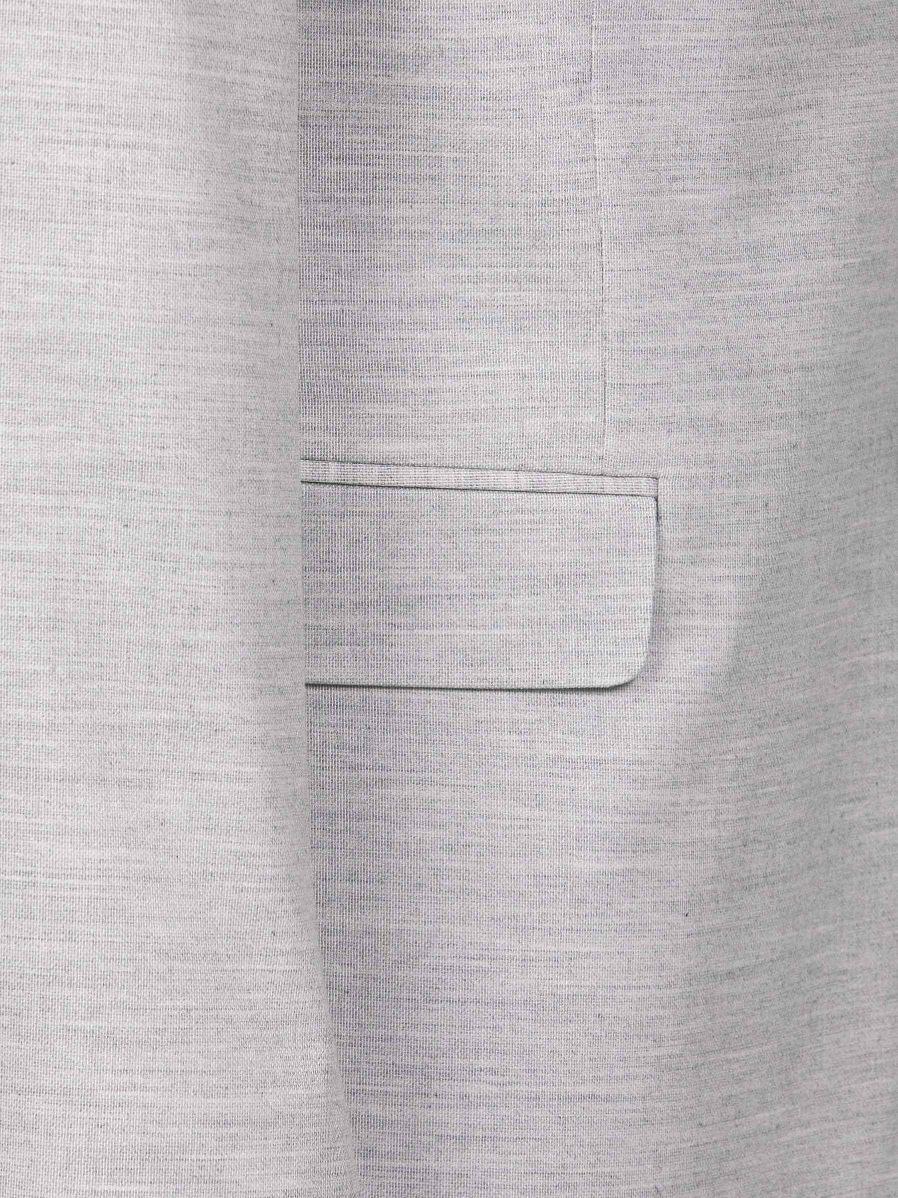 Newsted Comfort Wide Lapel Light Grey Blazer 60