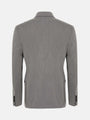 Slim Fit Double Breasted Grey Blazer 56