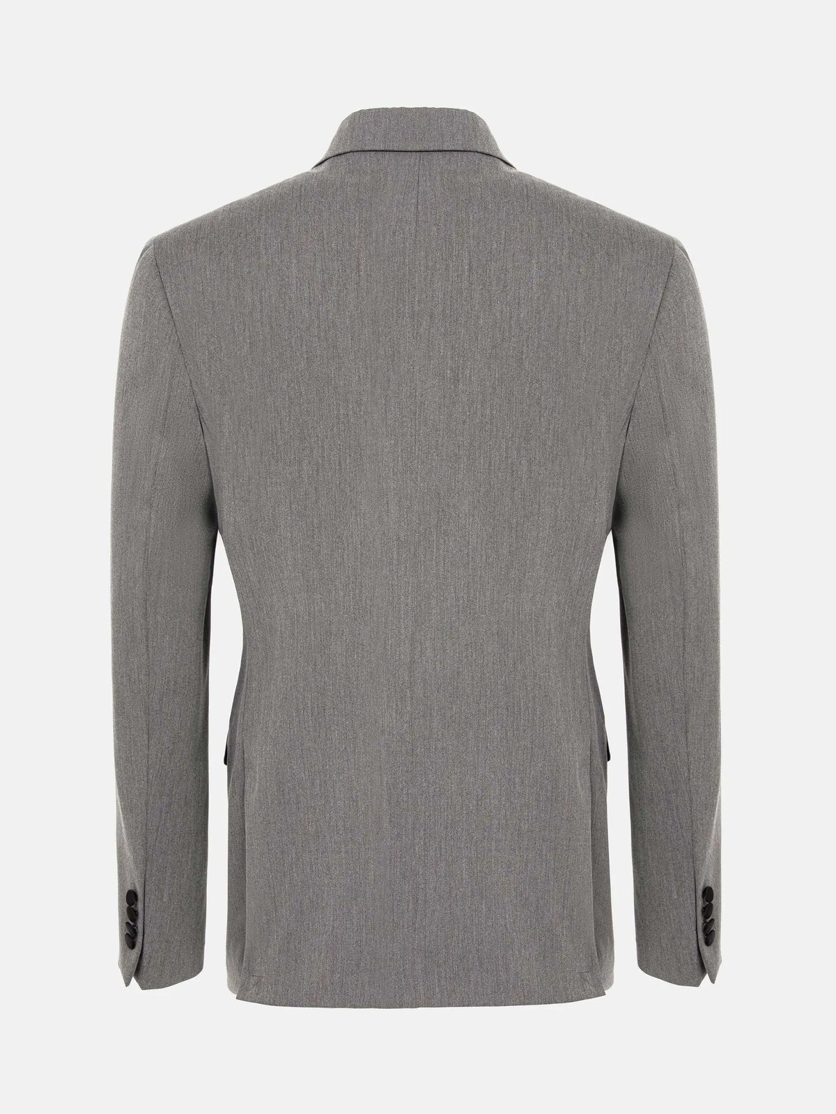 Slim Fit Double Breasted Grey Blazer 56