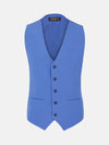 Slim Fit Textured Indigo Waistcoat 60