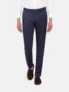 Slim Fit Textured Navy Pants 64