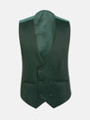 Slim Fit Textured Green Waistcoat 66