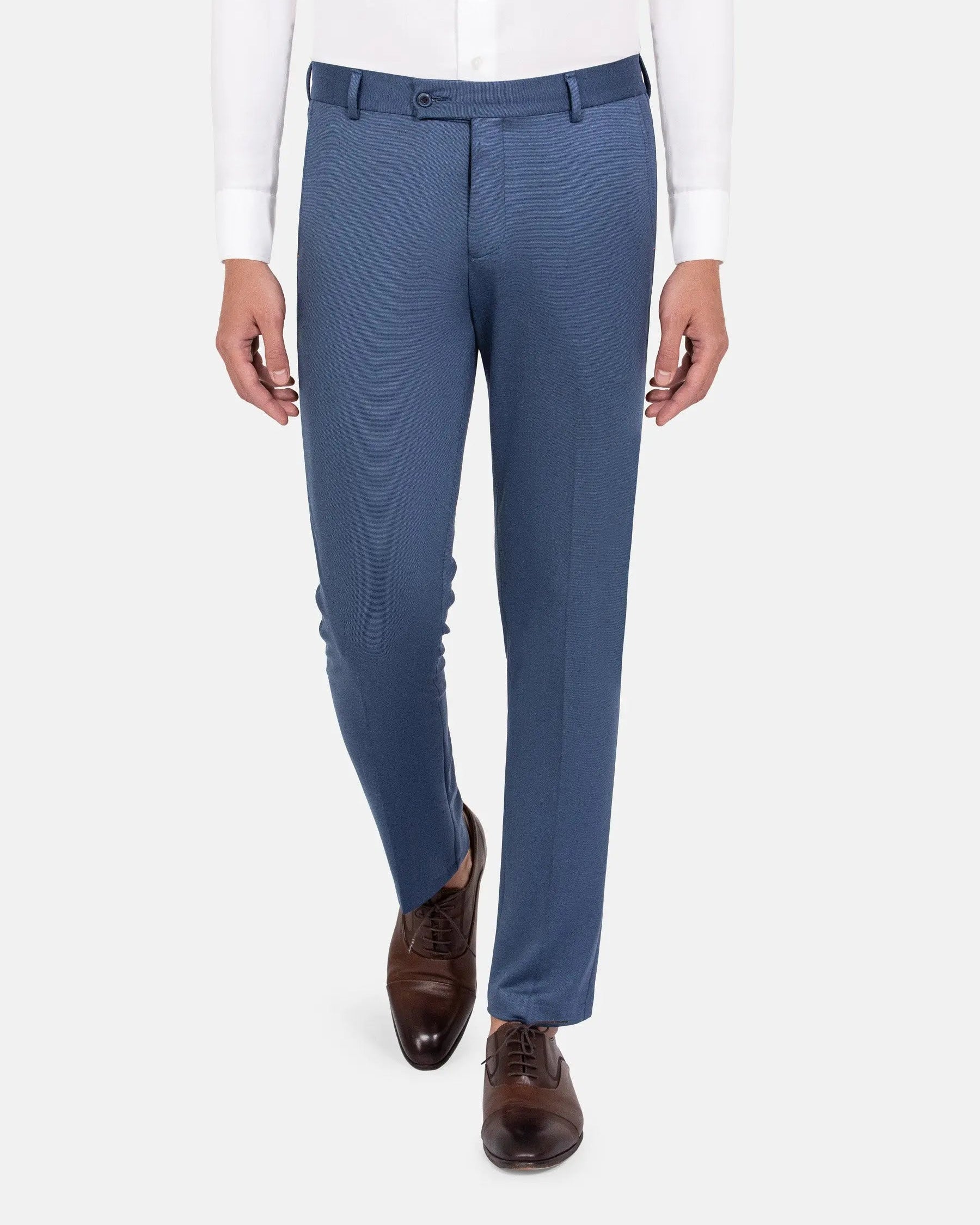 Archer Slim Fit Plain Indigo Navy Pants 60