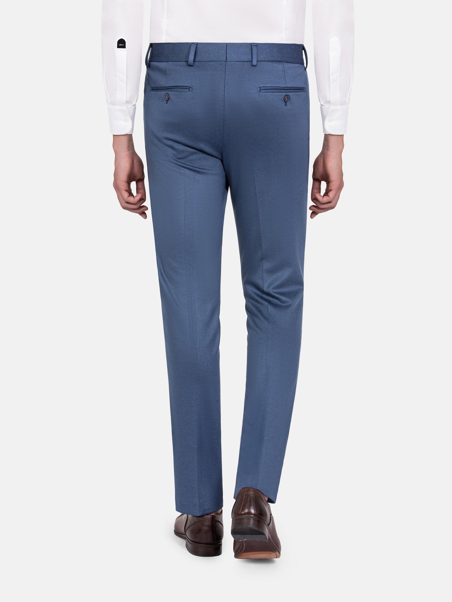 Archer Slim Fit Plain Indigo Navy Pants 60