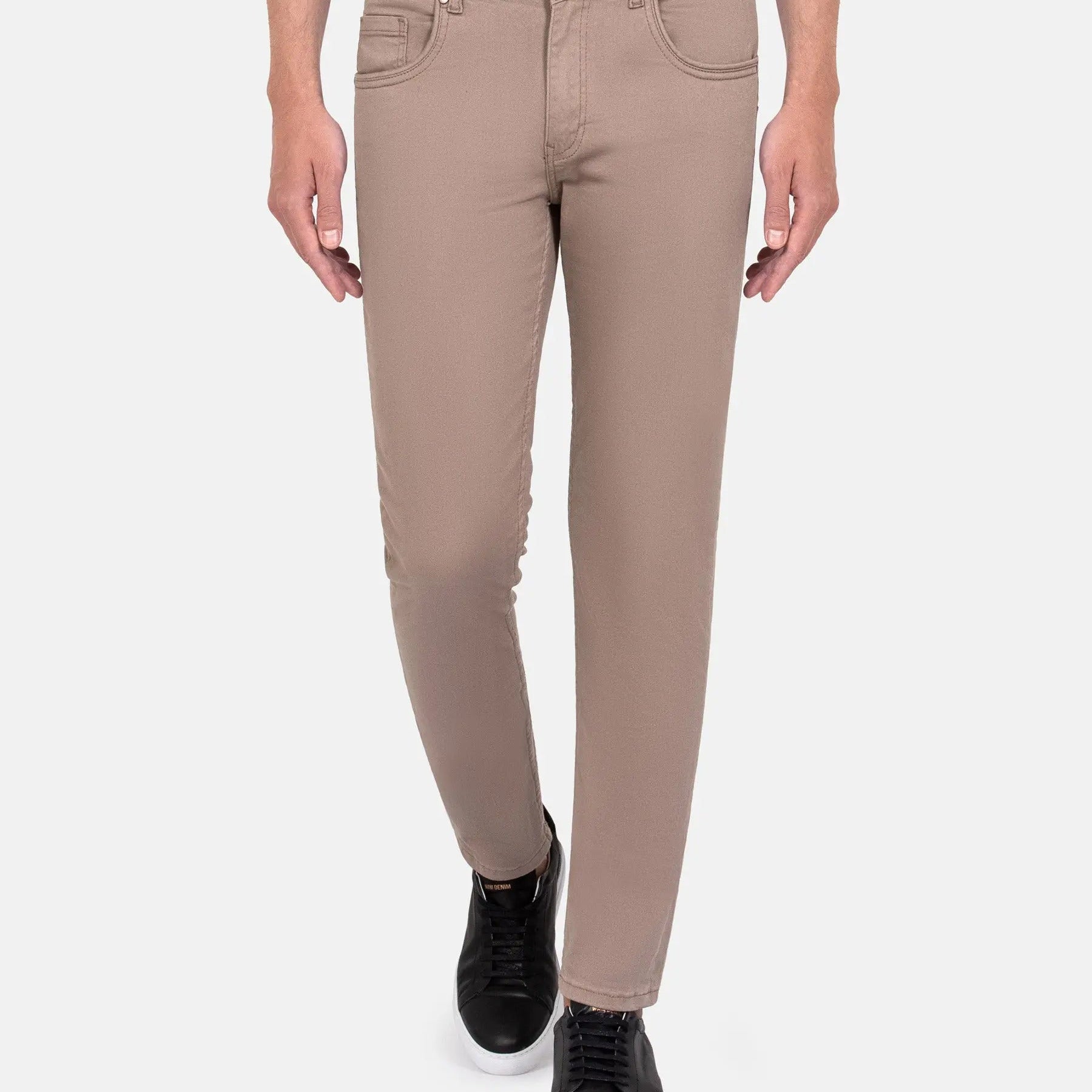Amou Slim Fit Beige Jeans 40-32