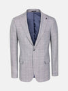 Ground Checkered Slim Fit Grey Blazer 60