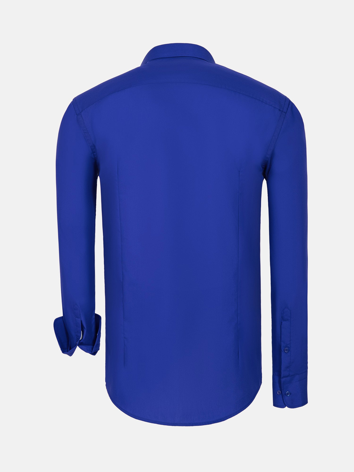 Leira Solid Royal Blue Long Sleeve Shirt 6XL