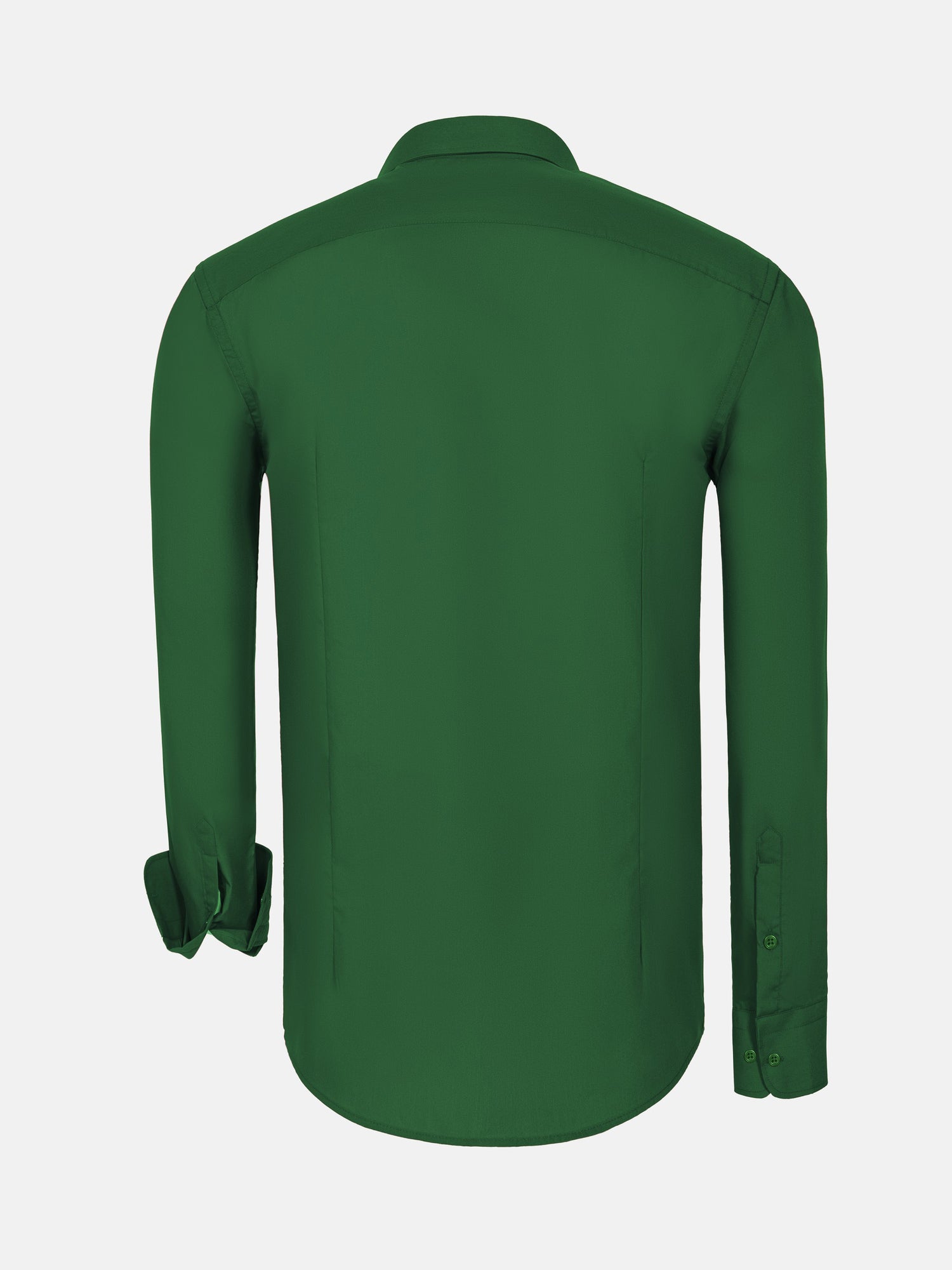 Leira Solid Green Long Sleeve Shirt 6XL