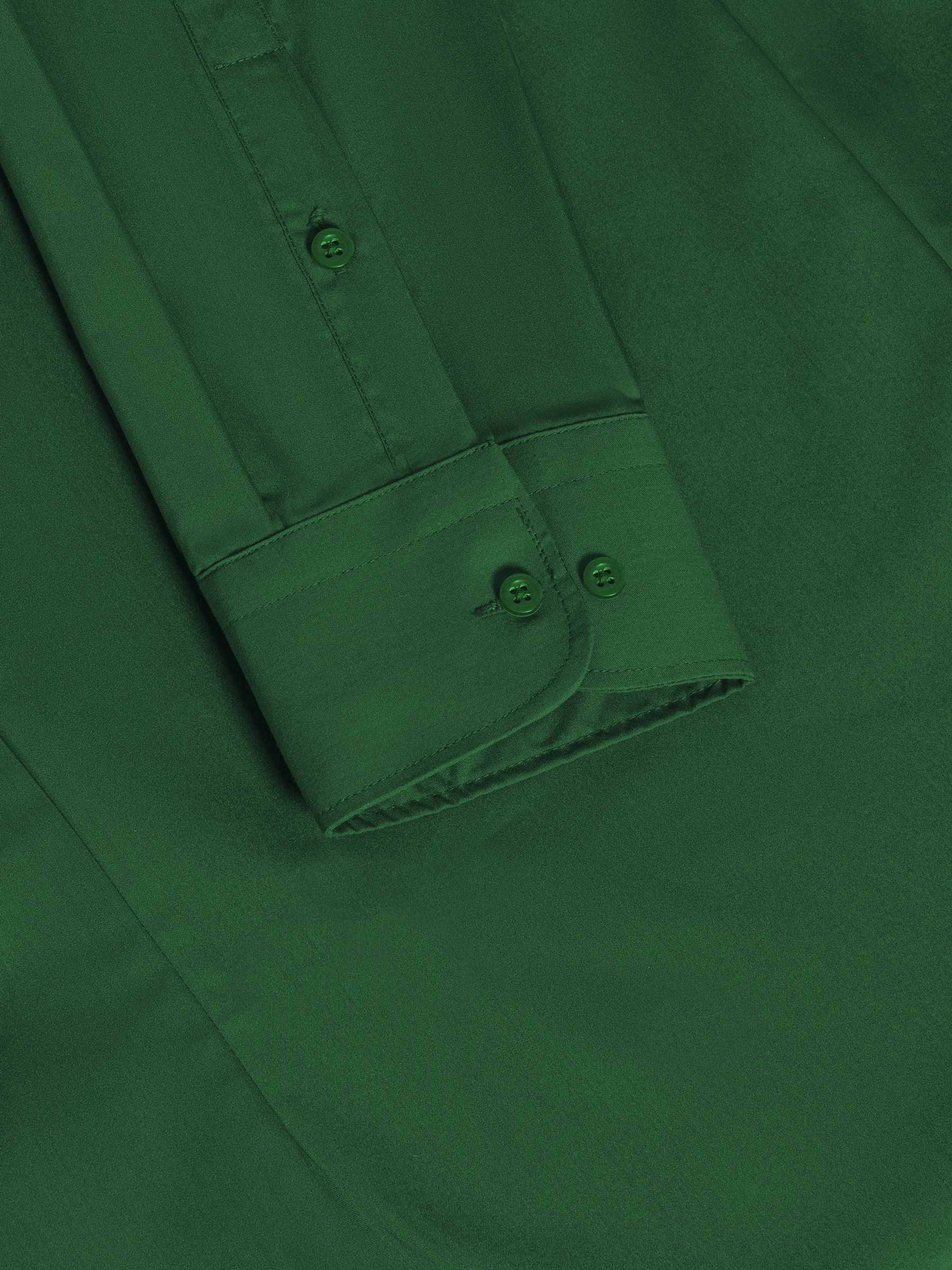 Leira Solid Green Long Sleeve Shirt 6XL