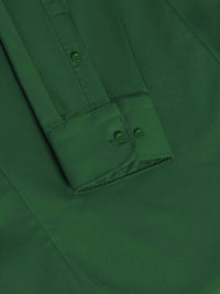 Leira Solid Green Long Sleeve Shirt 6XL