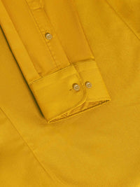 Leira Solid Yellow Long Sleeve Shirt 6XL