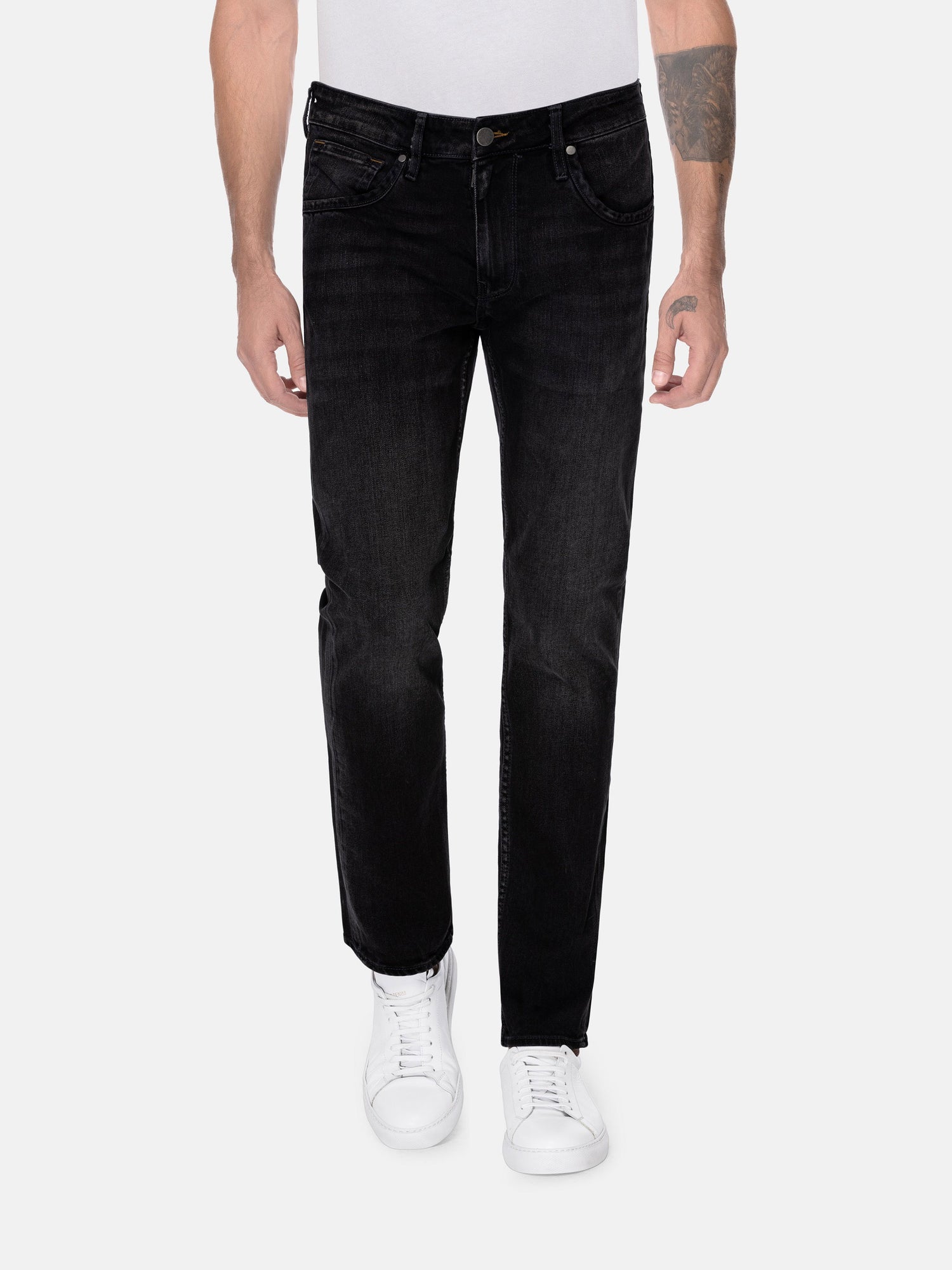 Amaud Slim Stretch Anthrite Jeans 40-32