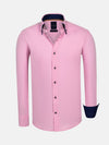 Metz Solid Pink Long Sleeve Shirt 6XL