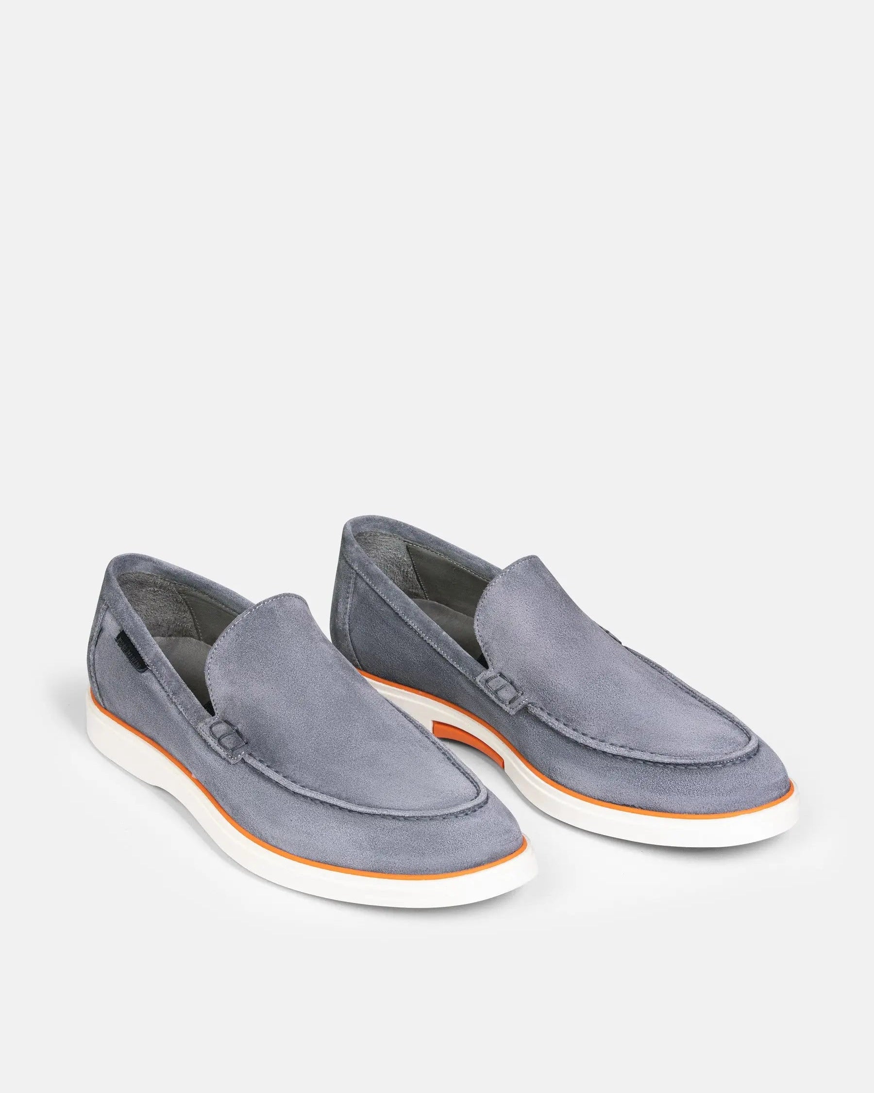 Suede Loafer Grey Shoes 45