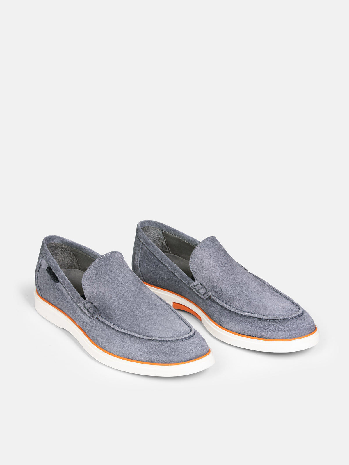 Suede Loafer Grey Shoes 45