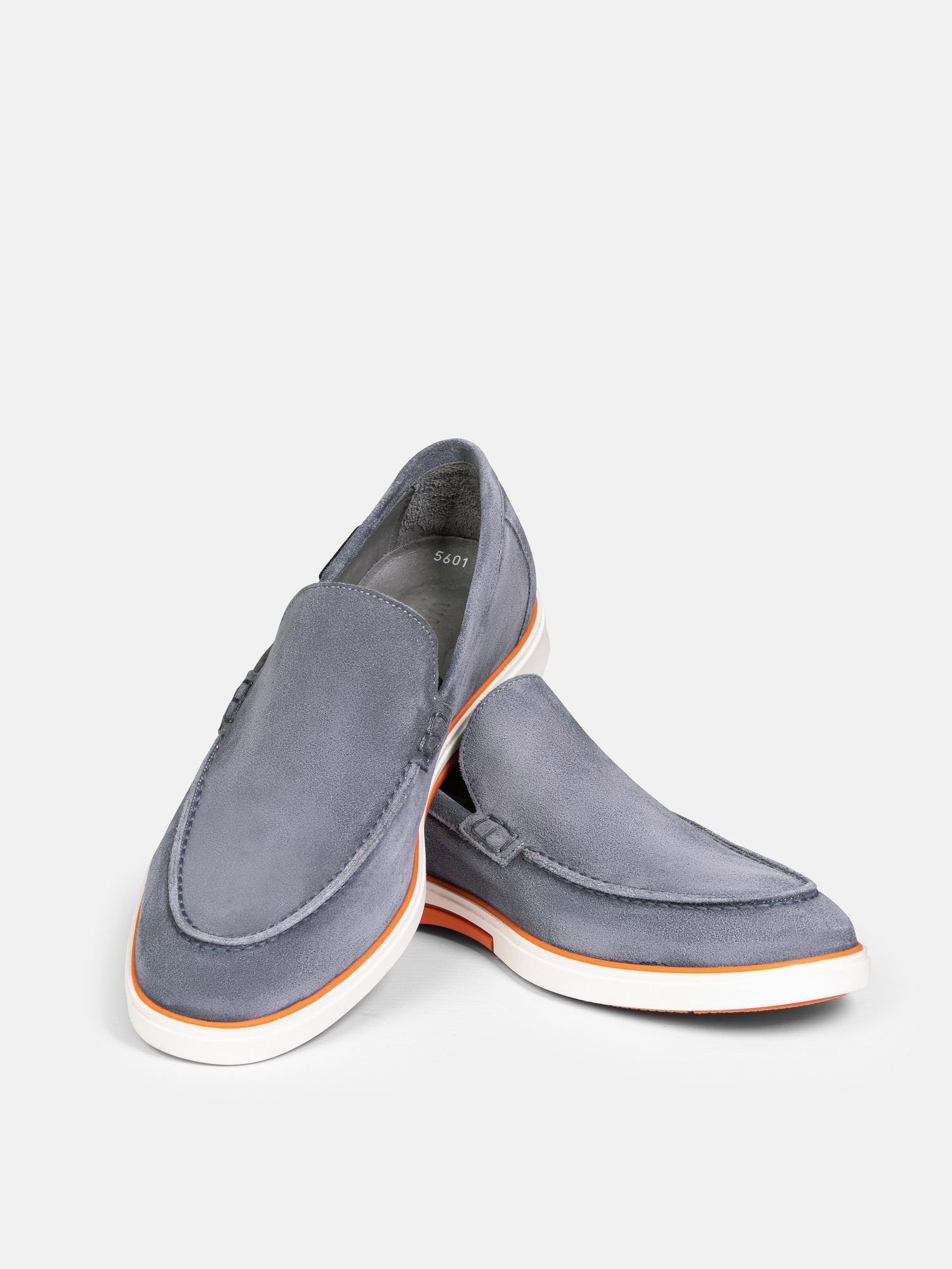 Suede Loafer Grey Shoes 45