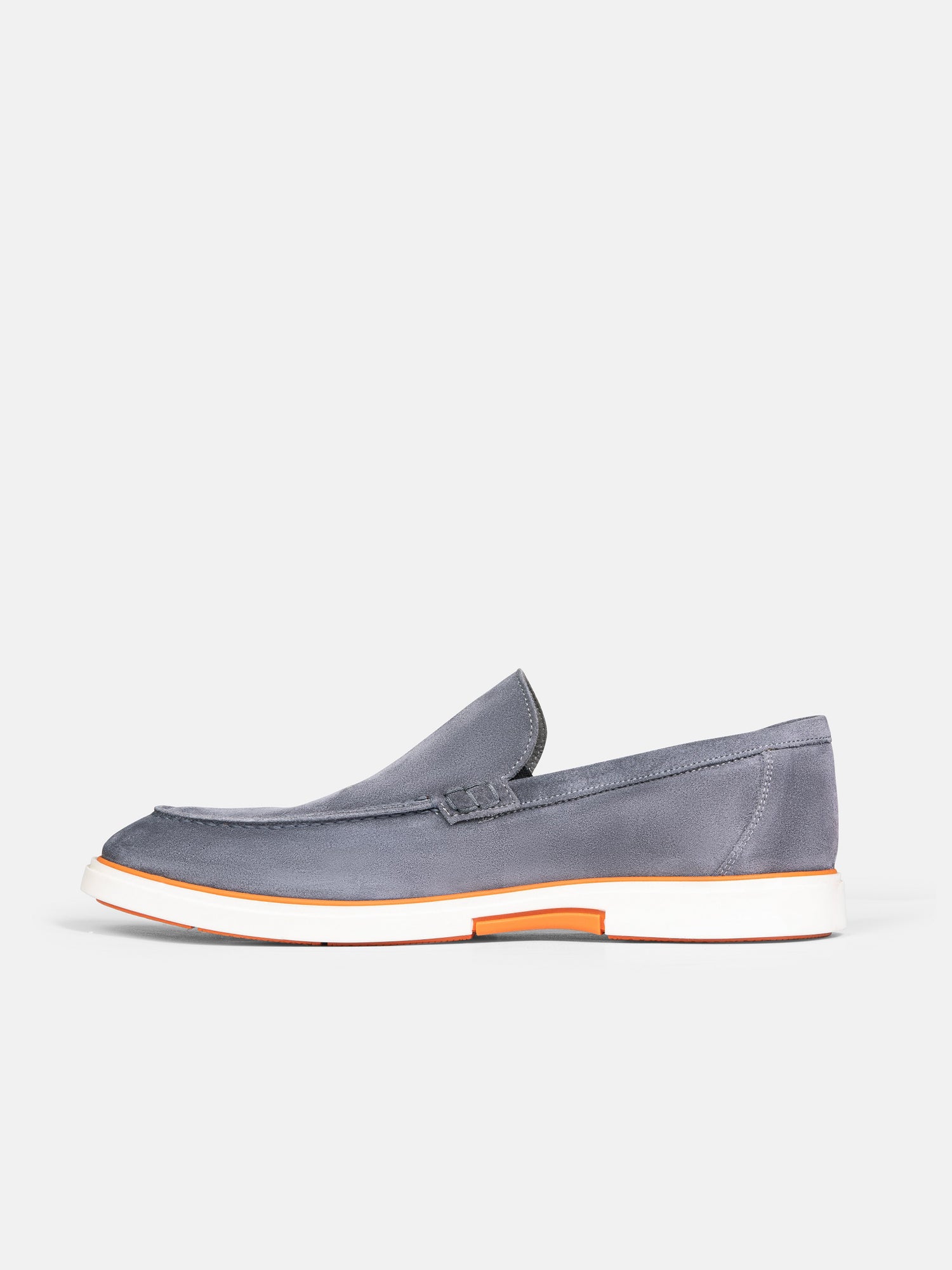 Suede Loafer Grey Shoes 45